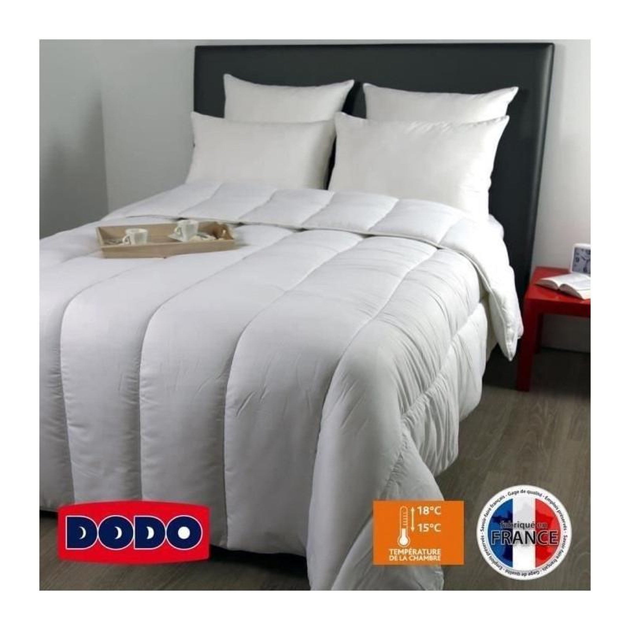 Voir la diapositive 2 : DODO DODO Couette chaude 400gr/m2 COUNTRY 220x240cm