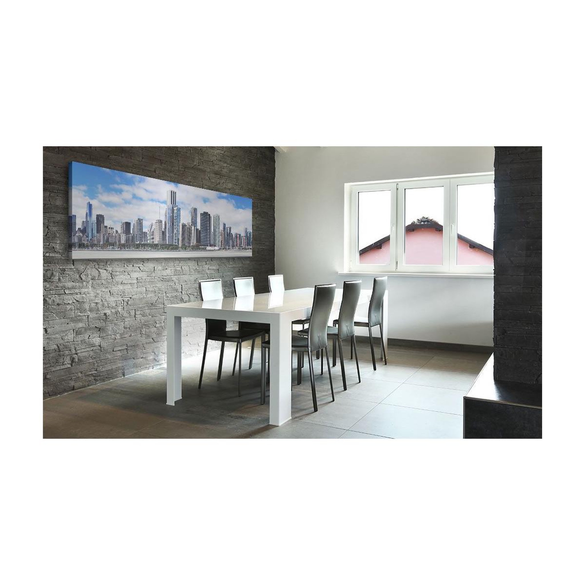 Voir la diapositive 2 : Paris Prix Tableau Imprimé  Big City Big Hopes