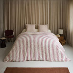 DODO Pack Housse de couette + Taie(s) d'oreiller Coton Zéphir. Coloris disponibles : Bicolore