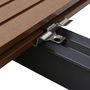Voir la diapositive 3 : VIDAXL Clip de fixation de terrasse 100pcs et 200 vis Acier inoxydable