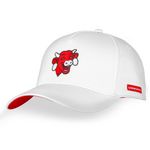 FREEGUN Casquette baseball homme en coton La Vache Qui Rit Cow. Coloris disponibles : Blanc
