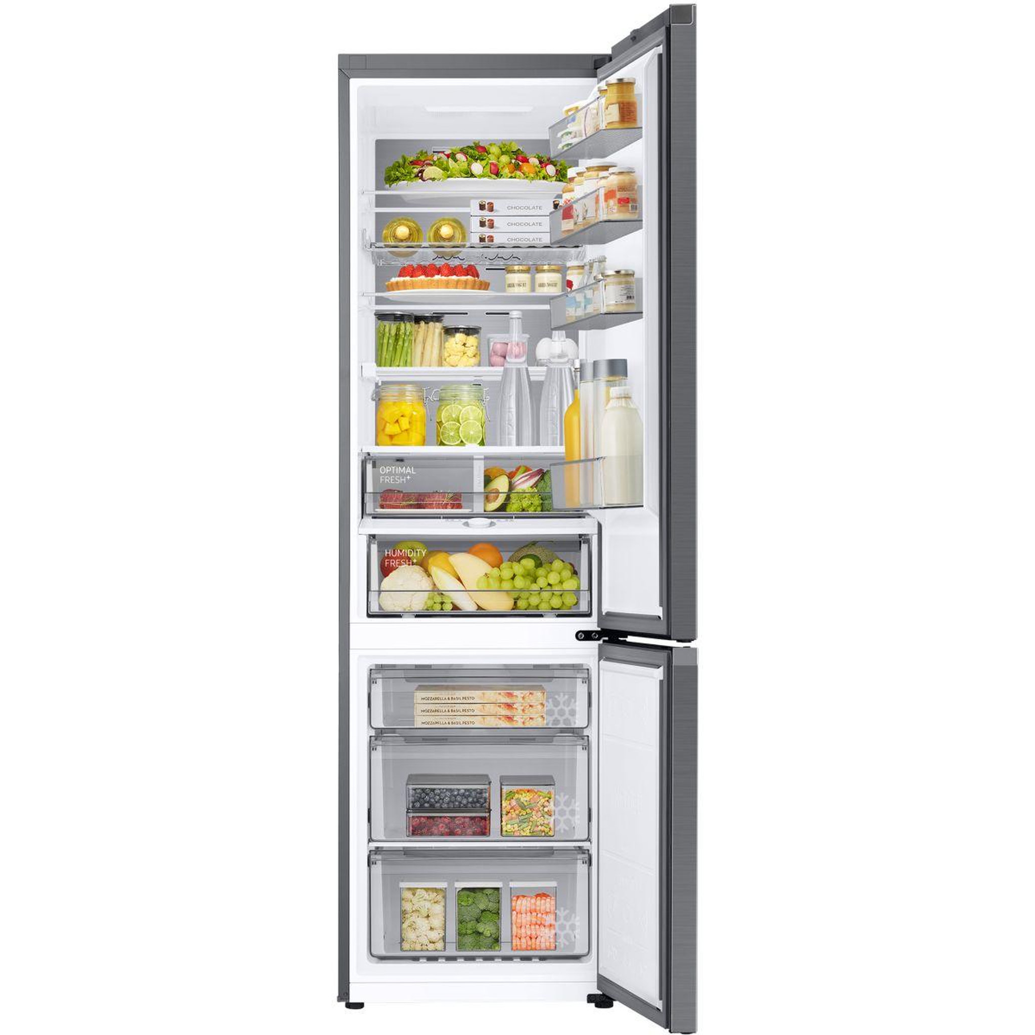 Voir la diapositive 2 : Samsung Réfrigérateur combiné RL38C776ASR