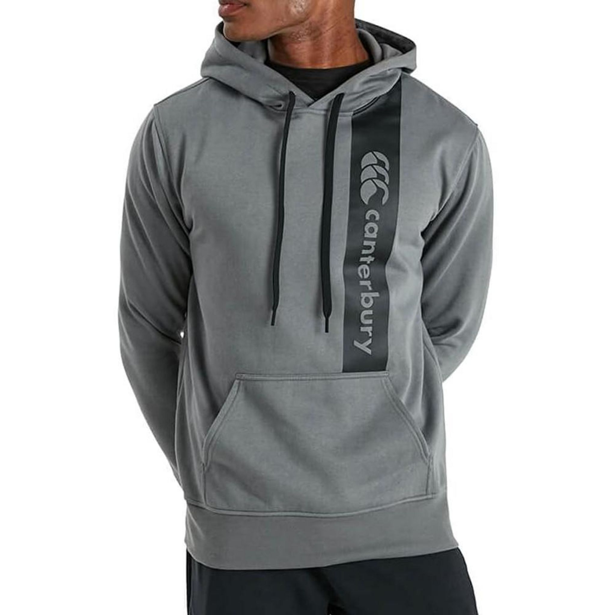 Pull Hoodie Canterbury Bleu M - Rugby Homme Avec Logo Brodé