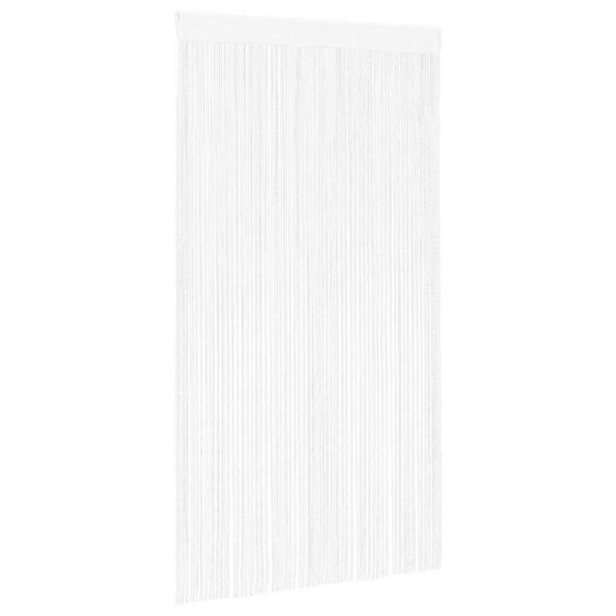 VIDAXL Rideau en fils 2 pcs 100 x 250 cm Blanc