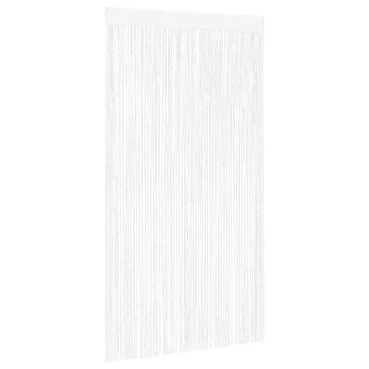 VIDAXL Rideau en fils 2 pcs 100 x 250 cm Blanc