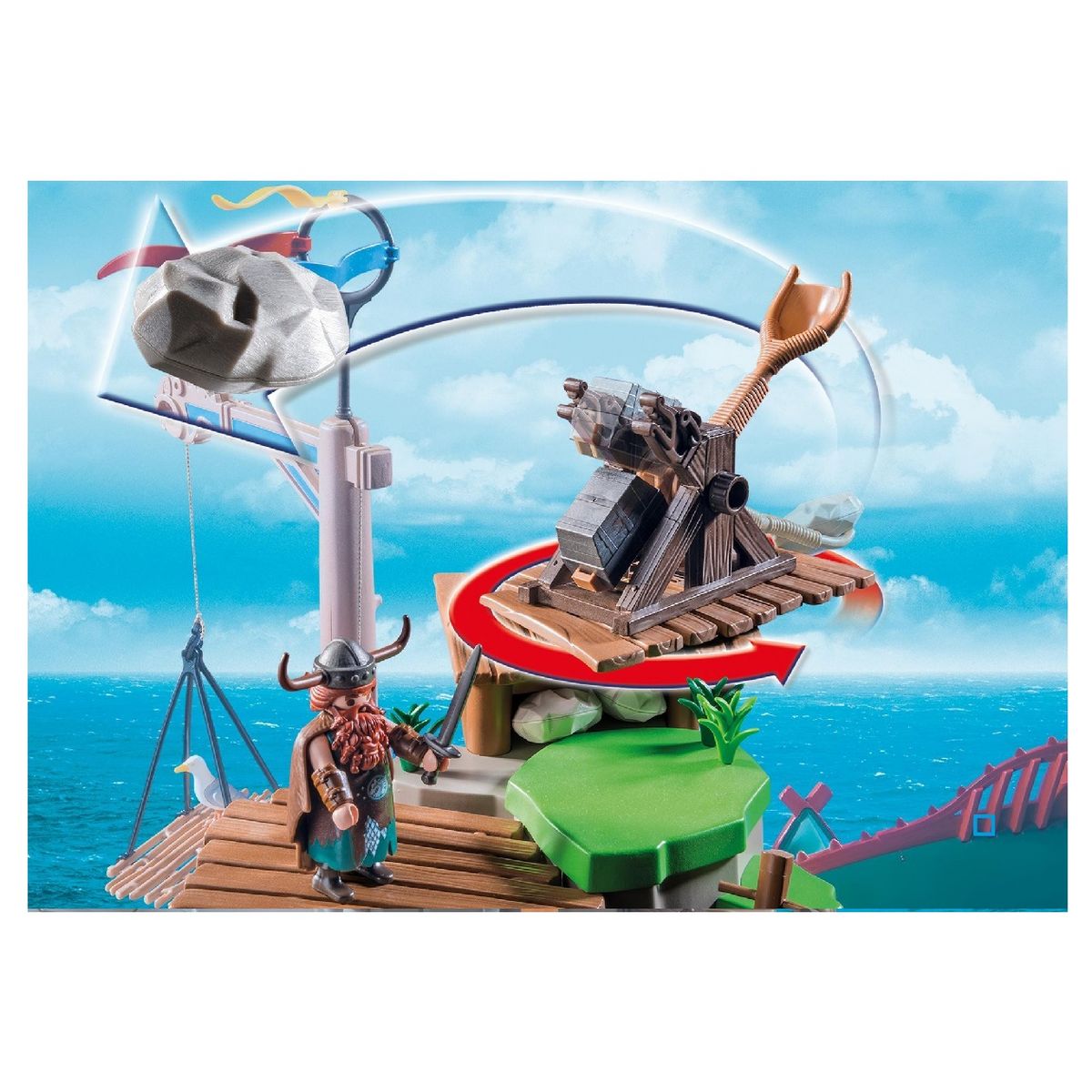 PLAYMOBIL 9243 - Dragons - Campement île Beurk