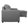 Voir la diapositive 6 : Paris Prix Canapé d'Angle Convertible Tissu  Corto  221cm Gris