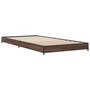 Voir la diapositive 3 : VIDAXL Cadre de lit sans matelas chene marron 75x190 cm