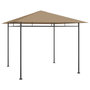 Voir la diapositive 1 : VIDAXL Belvedere 3x3x2,7 m Taupe 180 g/m^2