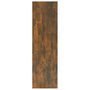 Voir la diapositive 4 : VIDAXL Bibliotheque/Separateur de piece chene fume 100x30x103 cm