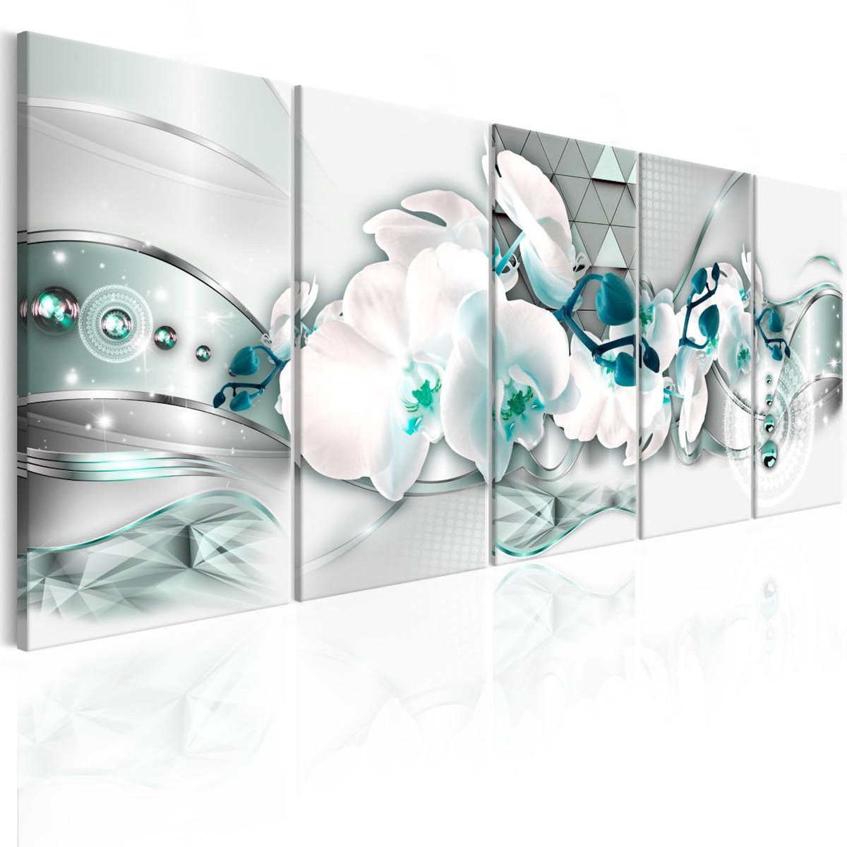 Paris Prix Tableau Imprimé  Orchises & Abstraction
