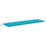 Voir la diapositive 4 : VIDAXL Coussins de banc de jardin lot de 2 turquoise 200x50x7 cm tissu