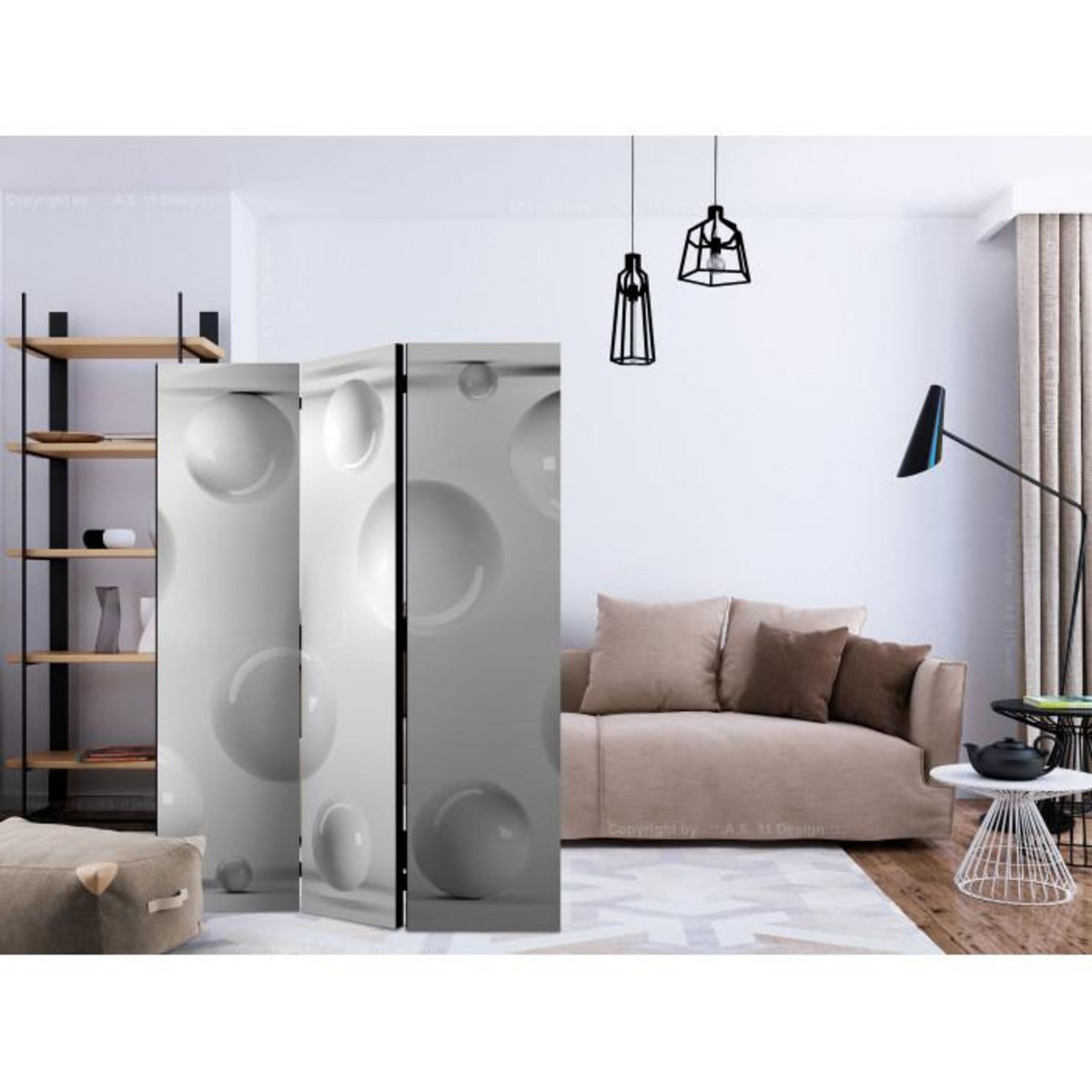 Paris Prix Paravent 3 Volets  Balls II  135x172cm