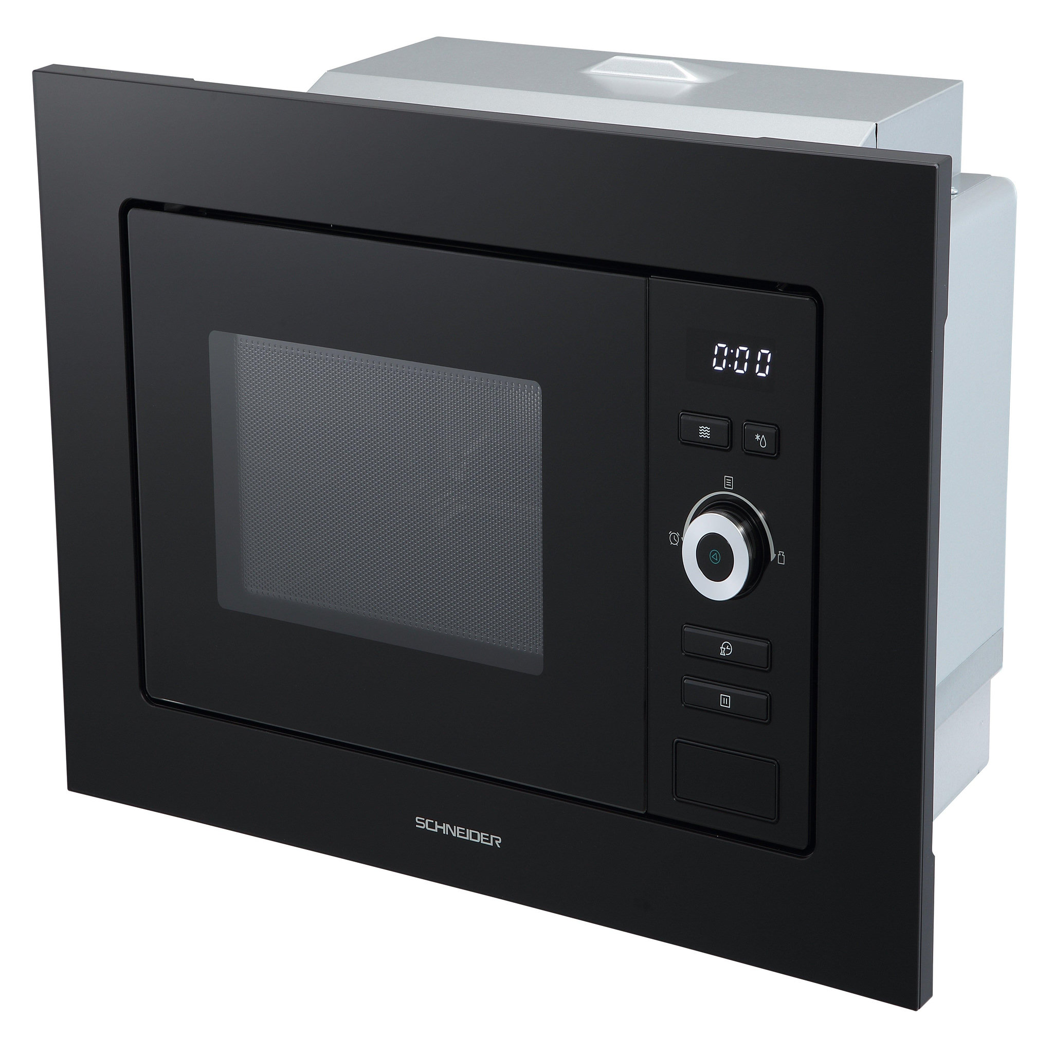 Voir la diapositive 6 : SCHNEIDER Four Micro-ondes faible profondeur 20L Noir - SCMW2038SB
