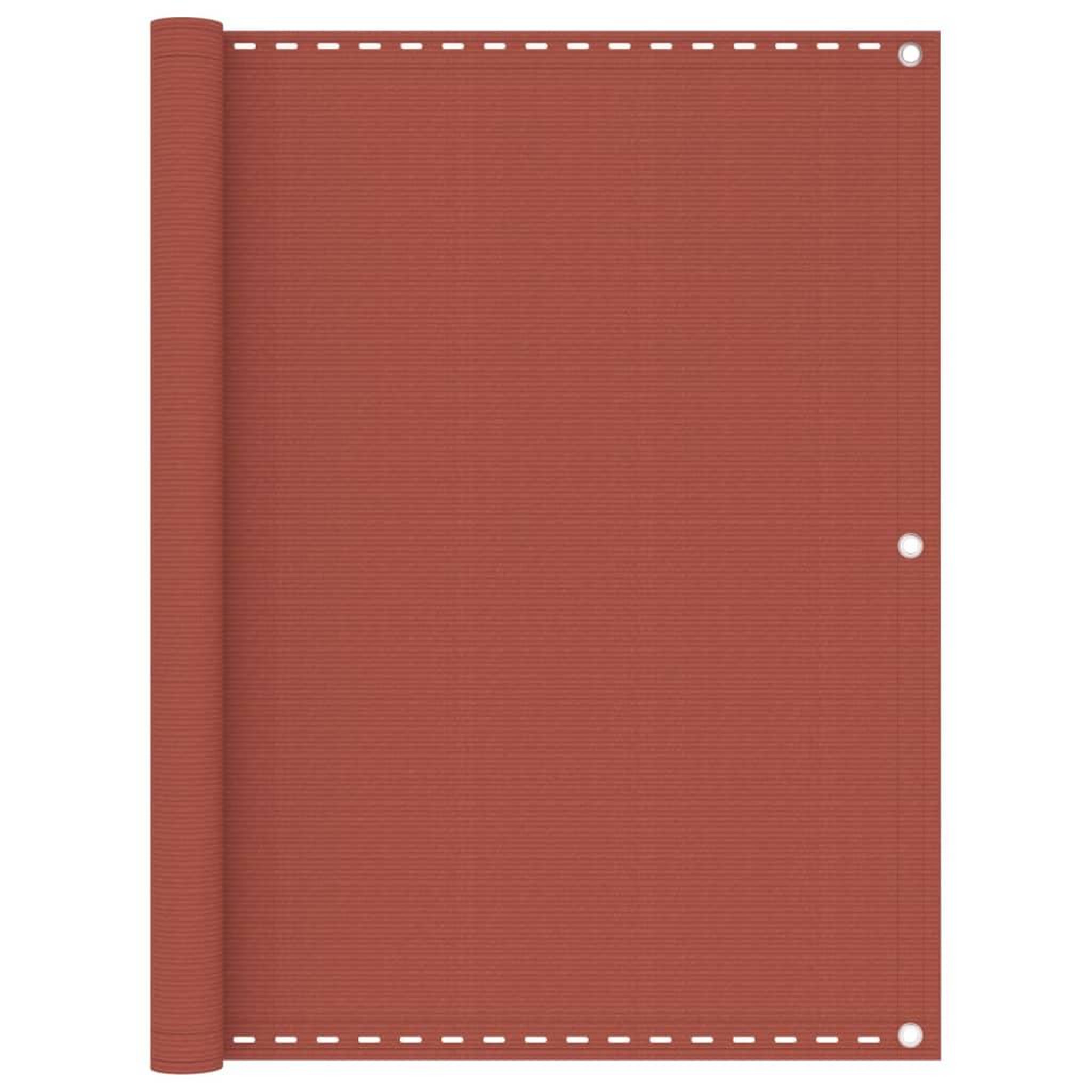 VIDAXL Ecran de balcon terre cuite 120x300 cm pehd
