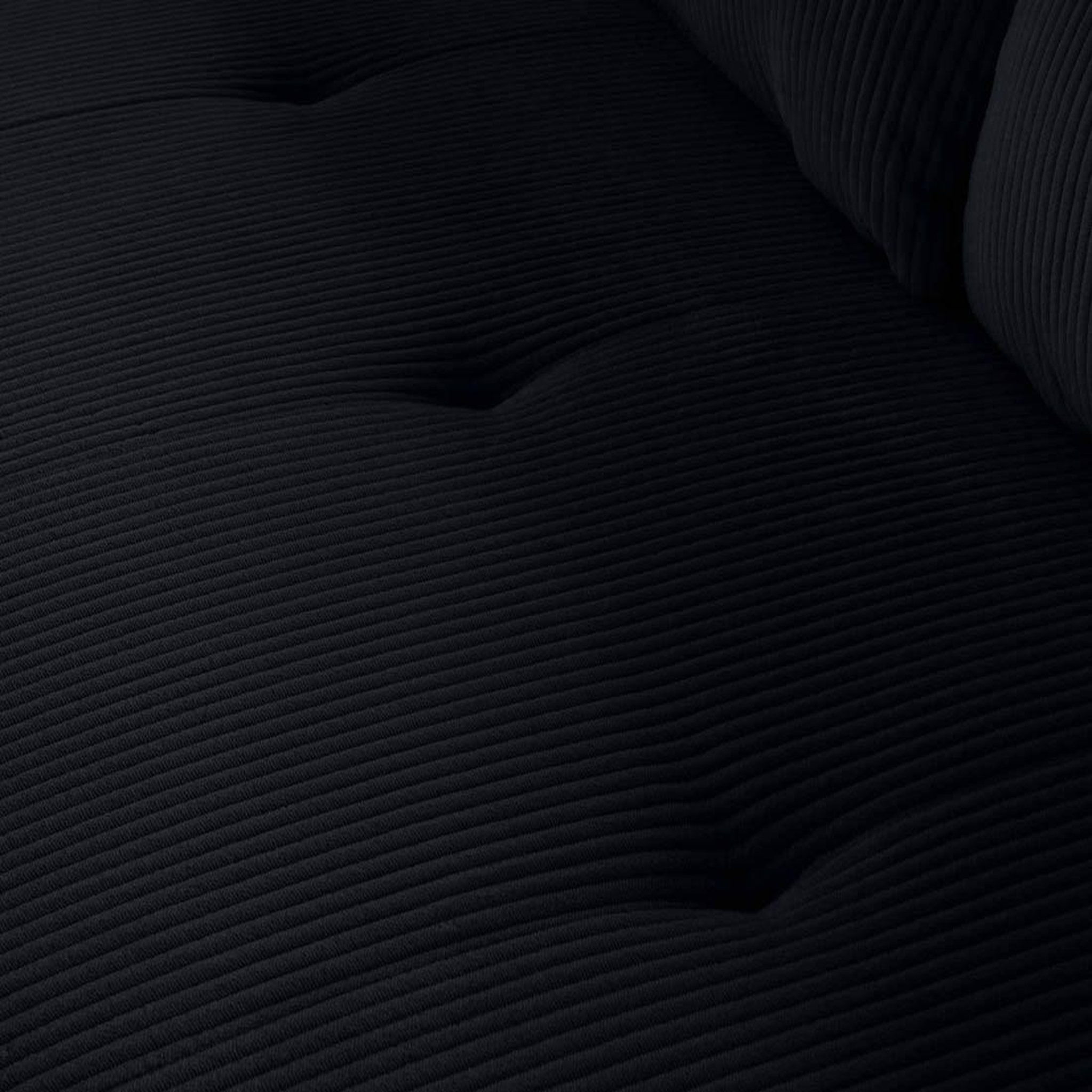 Voir la diapositive 5 : LISA DESIGN Onyx - canapé droit 3 places - en velours côtelé