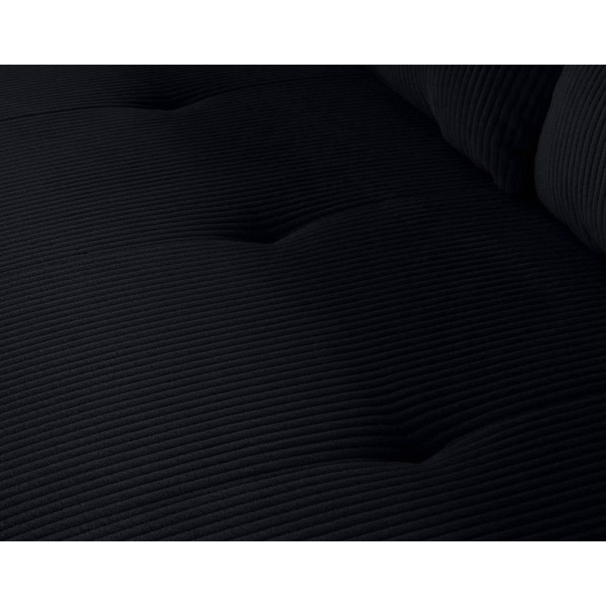 LISA DESIGN Onyx - canapé droit 3 places - en velours côtelé