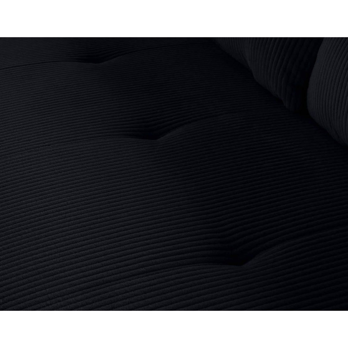 LISA DESIGN Onyx - canapé droit 3 places - en velours côtelé