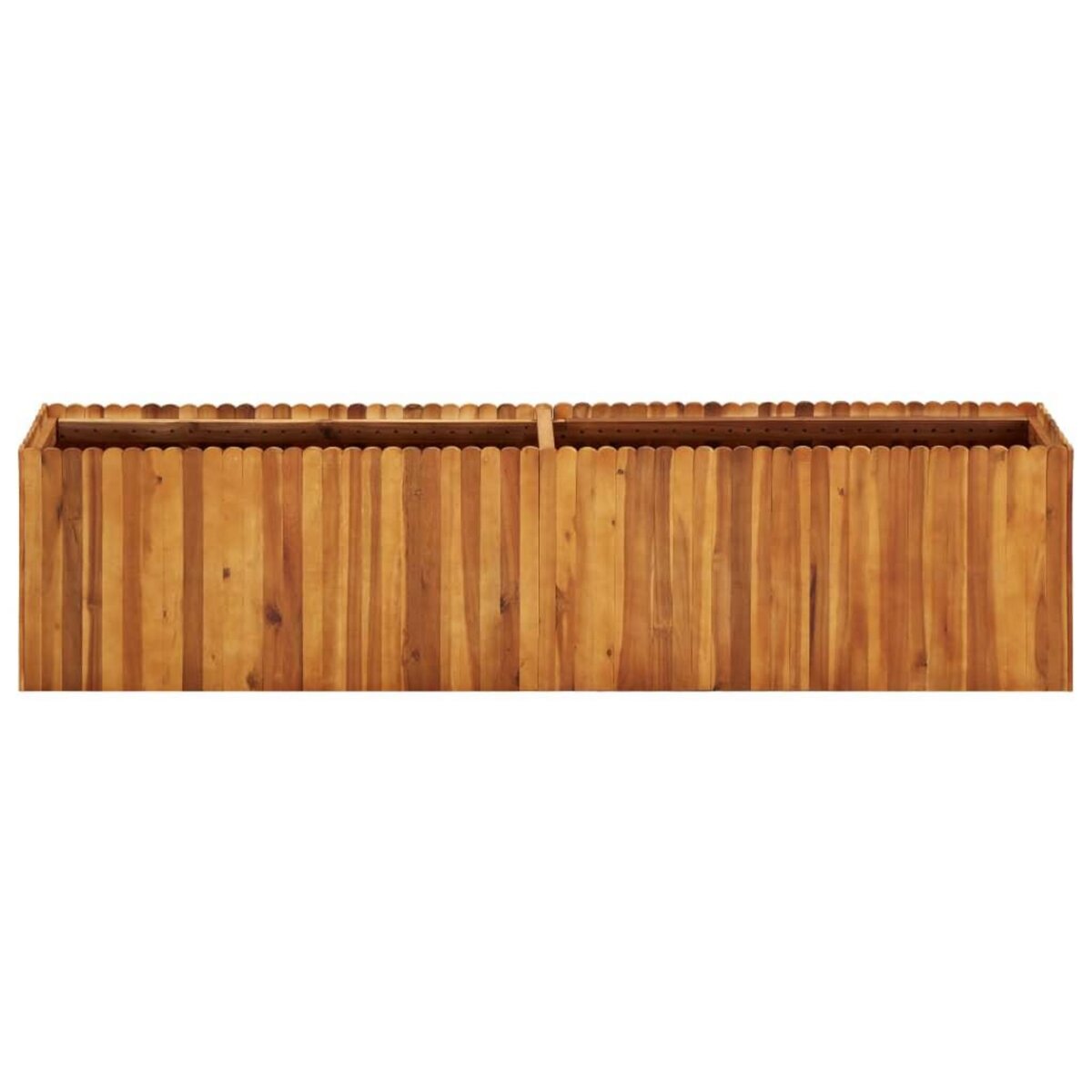 VIDAXL Lit sureleve de jardin 200x30x50 cm Bois massif d'acacia