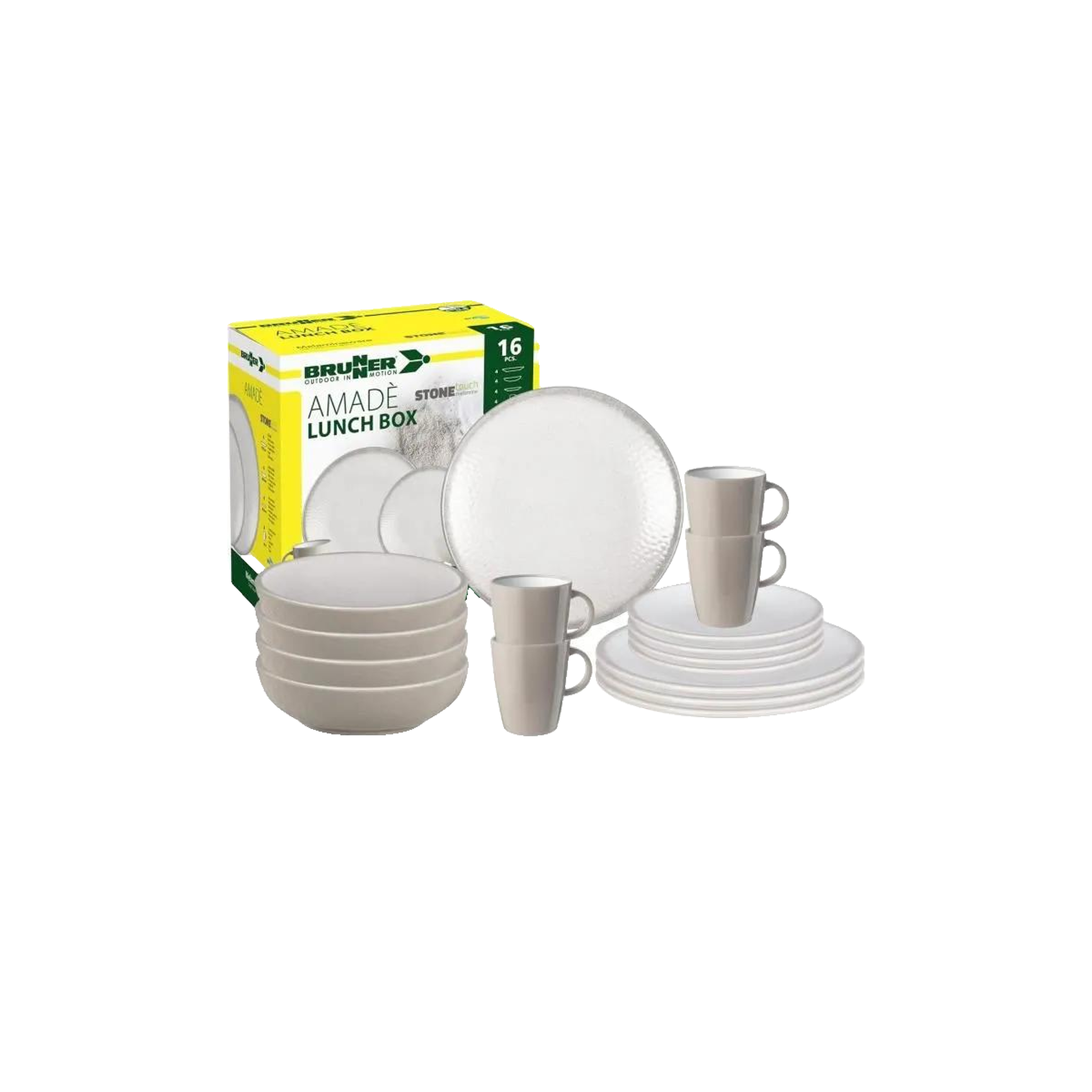 BRUNNER Set de vaisselle de camping Brunner sans BPA