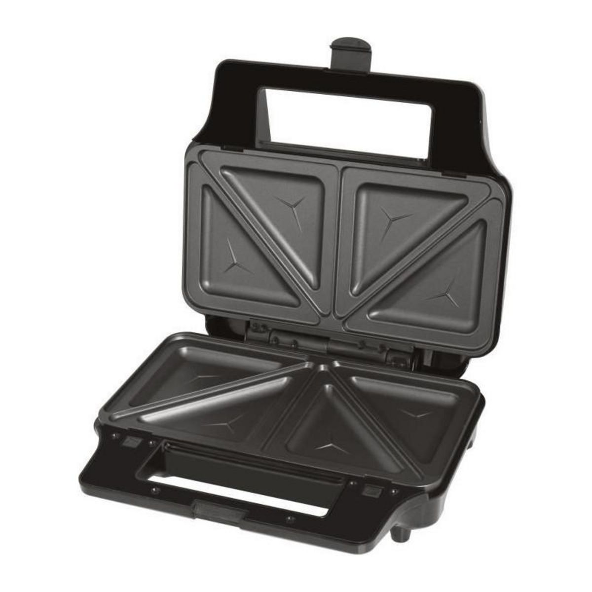 SENCO Appareil a croque-monsieur 4 en 1 - SENCOR - SSM 9940SS - 900 W - 4 plaques - Boîtier CoolTouch - Argent