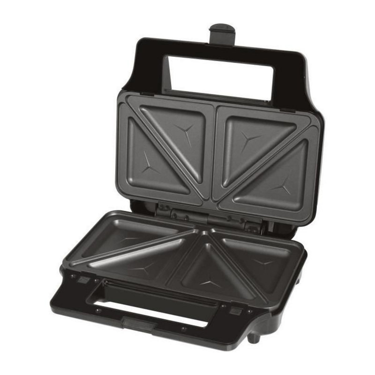 SENCO Appareil a croque-monsieur 4 en 1 - SENCOR - SSM 9940SS - 900 W - 4 plaques - Boîtier CoolTouch - Argent