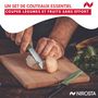 Voir la diapositive 4 : NIROSTA Set de 2 couteaux à légumes 19 cm Nirosta Elemental