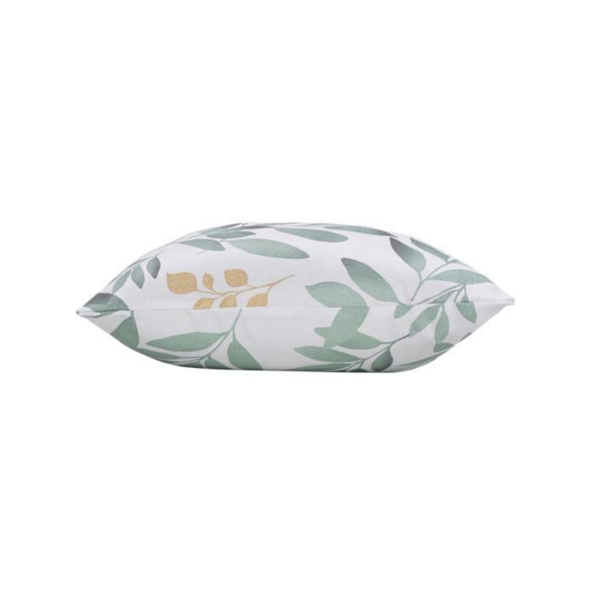 Paris Prix Coussin Déco Imprimé  Biovana  45x45cm Vert & Blanc