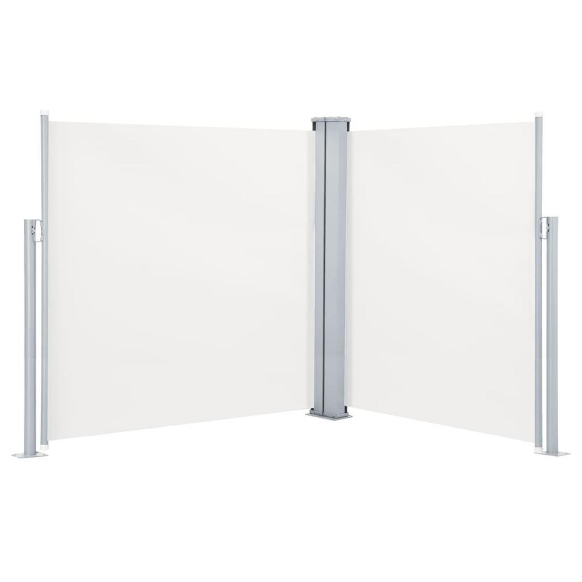 VIDAXL Auvent lateral retractable Creme 140x600 cm