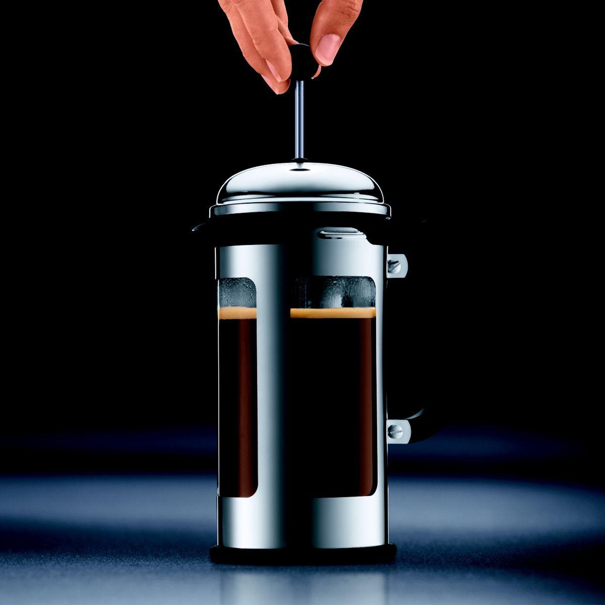 Voir la diapositive 4 : Bodum Cafetière à piston chambord à piston 8 tasses 1l - inox