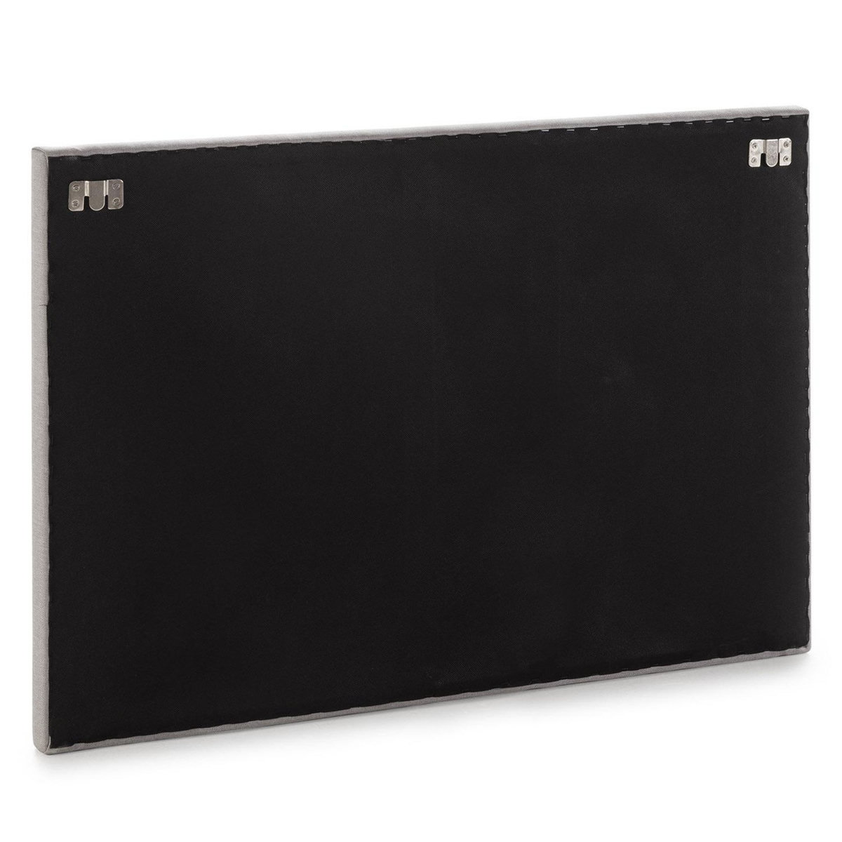 VS VENTA-STOCK Tête de lit Aura recouverte de tissu Gris Clair 90x60 cm