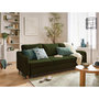 Voir la diapositive 1 : LISA DESIGN Will - canapé 3 places - convertible - en tissu