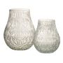 Voir la diapositive 4 : Paris Prix Vase Design en Verre  Diamant  22cm Transparent