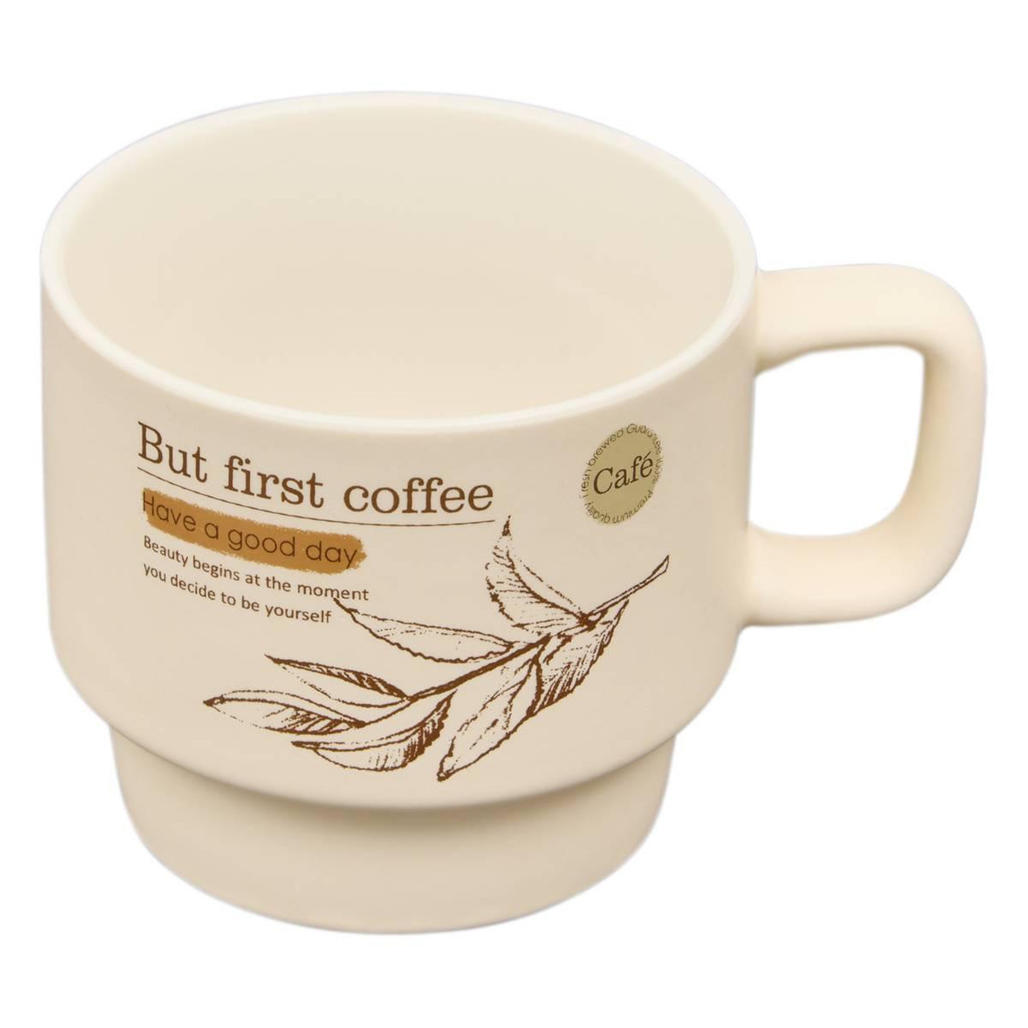 Voir la diapositive 3 : SECRET DE GOURMET Lot de 4 mugs sur rack  wellness  22cl multicolore