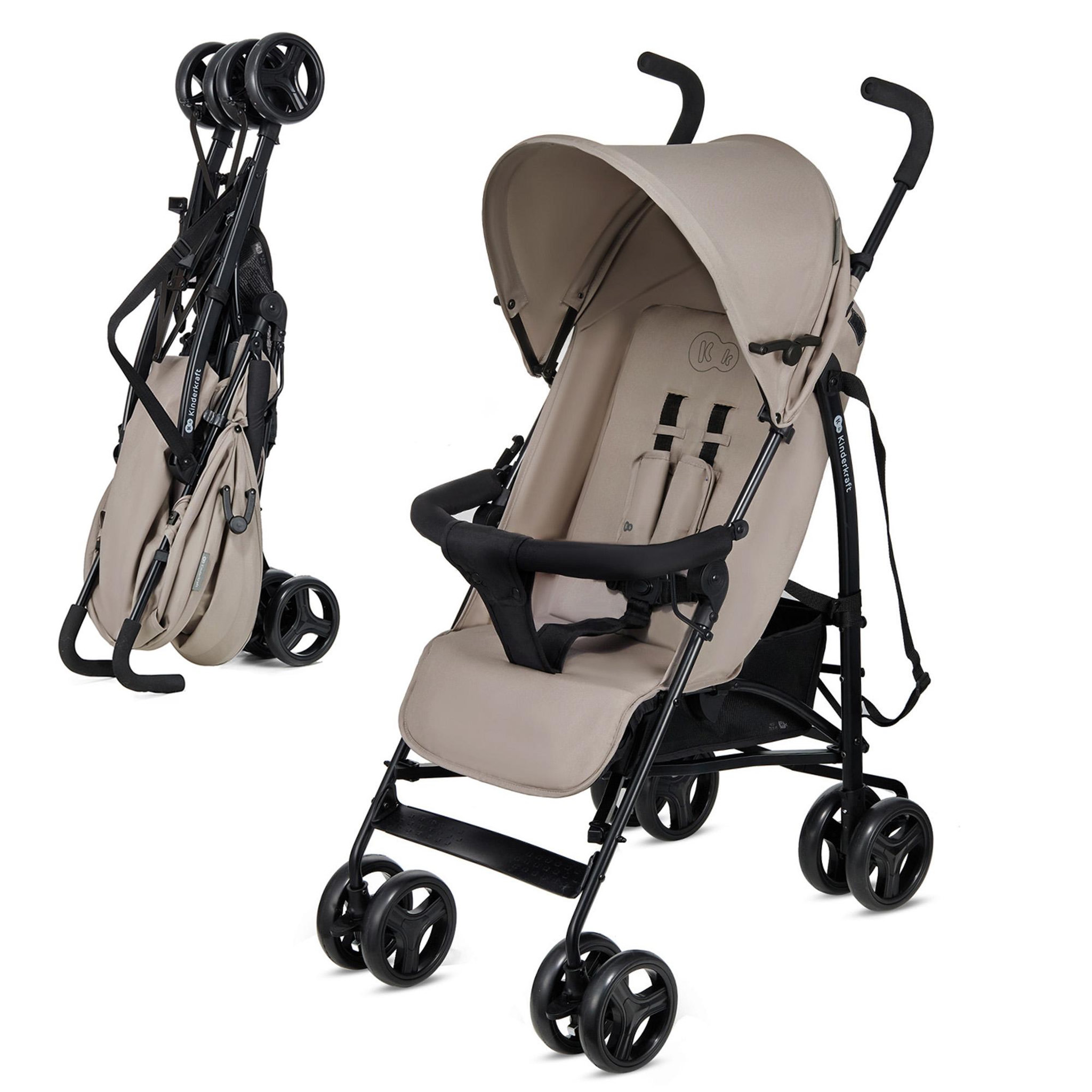 Voir la diapositive 1 : KINDERKRAFT Poussette légère de voyage pliable avec dossier réglable