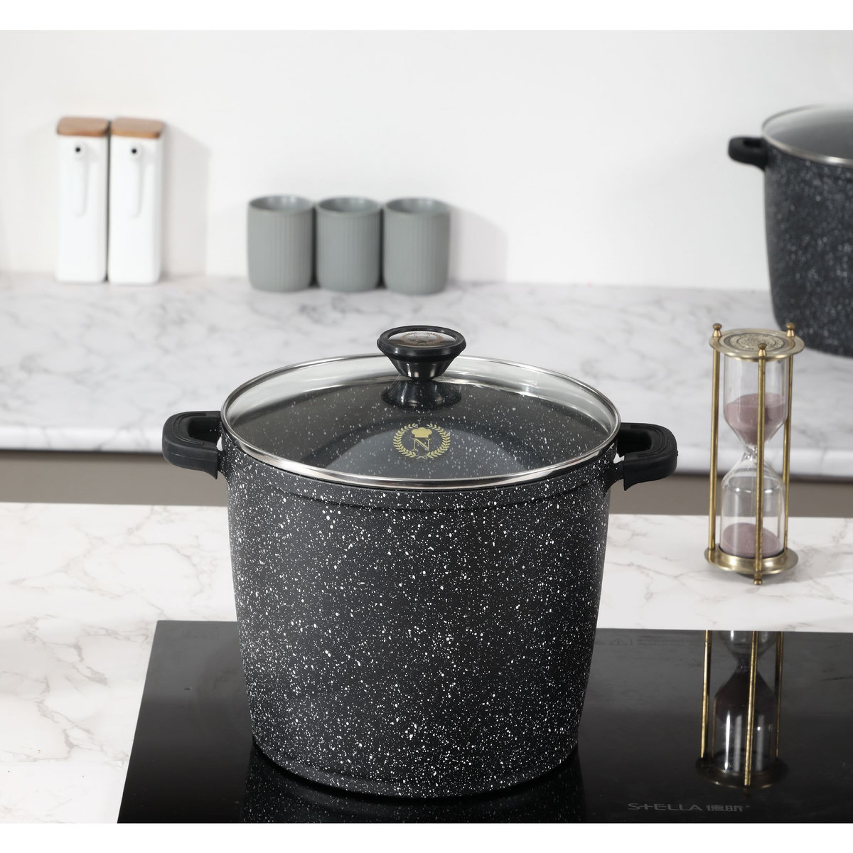 NAPOLEON Marmite 28cm en fonte d'aluminium