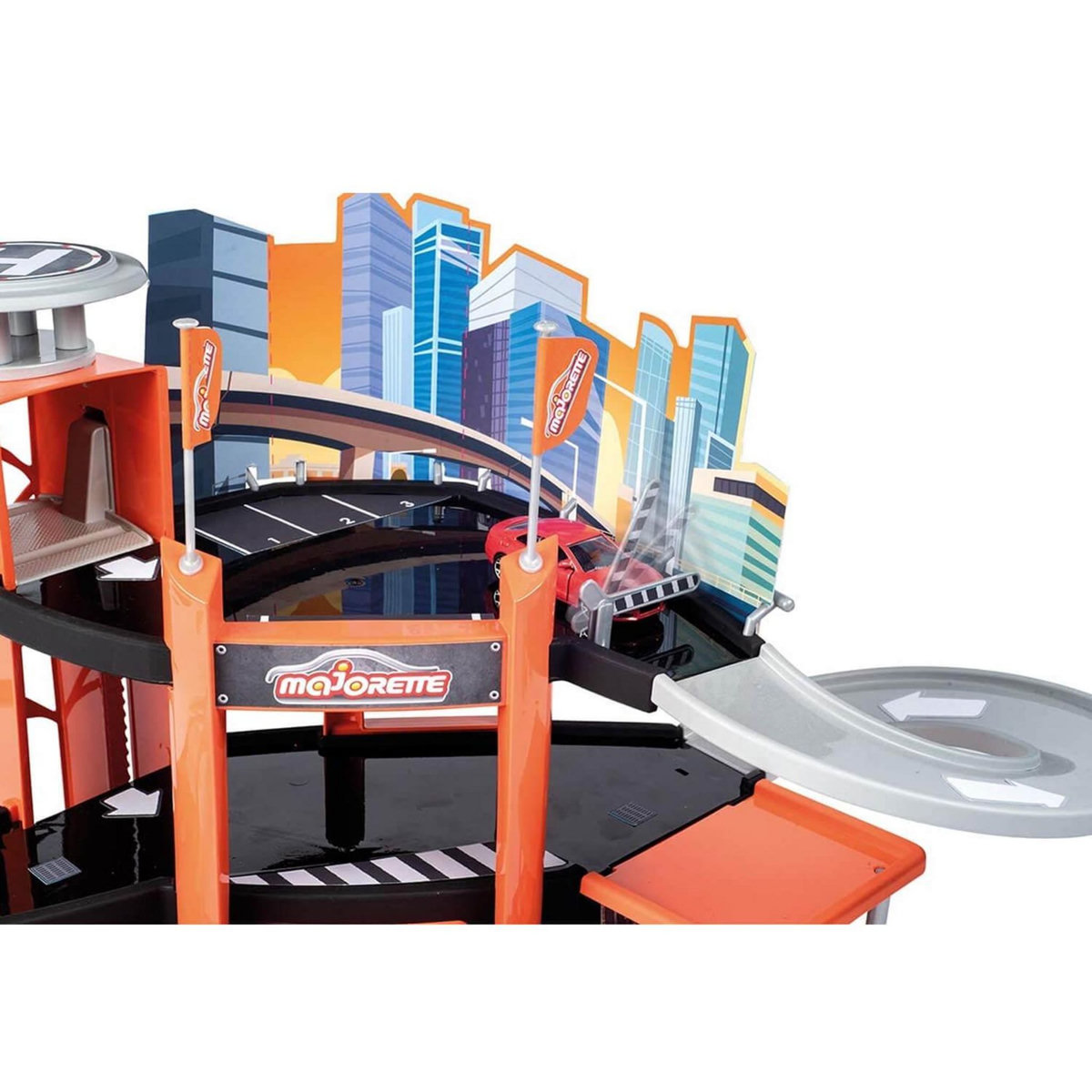 Majorette Garage Majorette : Garage Motor City Plus avec 1 véhicule
