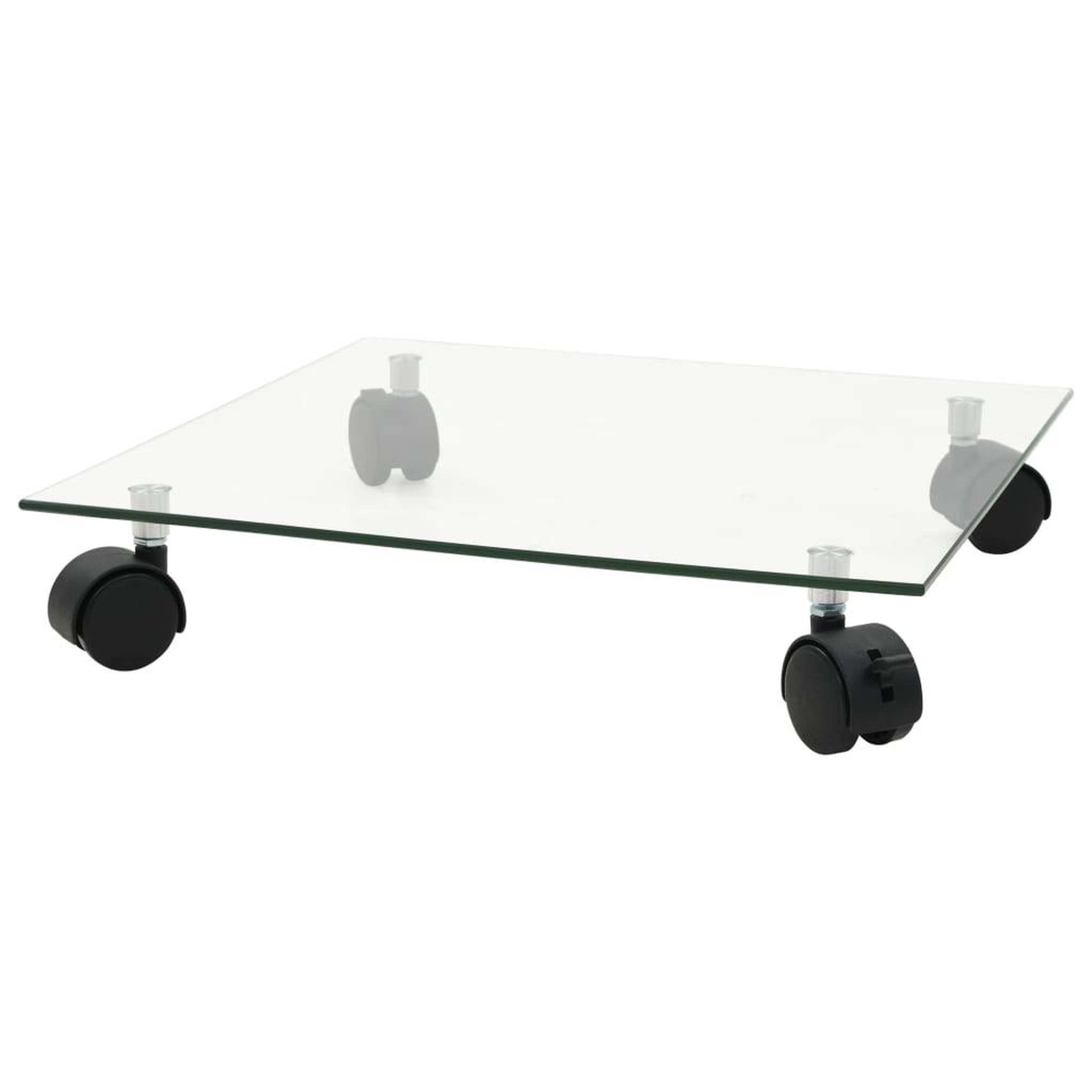Voir la diapositive 2 : VIDAXL Support carre pour plantes 2 pcs Verre trempe 35 x 35 cm