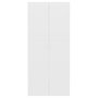 Voir la diapositive 4 : VIDAXL Armoire a chaussures Blanc 80 x 35,5 x 180 cm Bois d'ingenierie