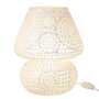 Paris Prix Lampe à Poser Design Mosaïque  Eki  17cm Blanc