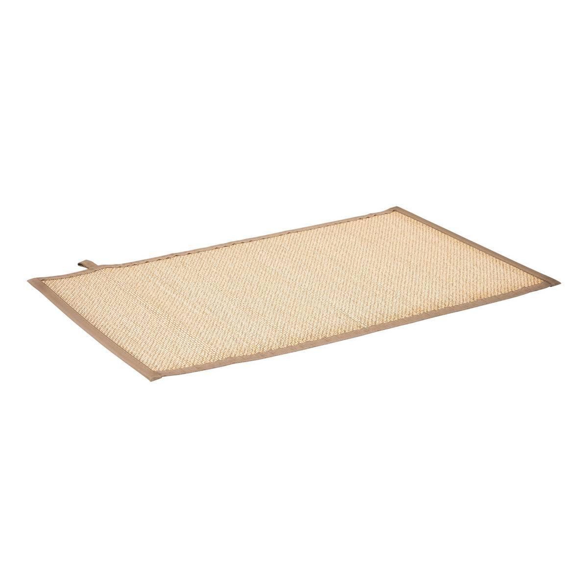 Voir la diapositive 2 : FIVE Tapis de salle de bain en bambou  stemy  50x80cm beige