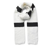 Pieces Echarpe Rayure /Noir Femme Pieces Sana Scarf. Coloris disponibles : Blanc