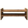 Voir la diapositive 4 : VIDAXL Support de moniteur vieux bois 50x27x20 cm bois d ingénierie
