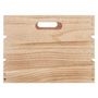 Voir la diapositive 4 : ATMOSPHERA Lot de 6 Cagettes de Rangement  White Factory  40cm Naturel