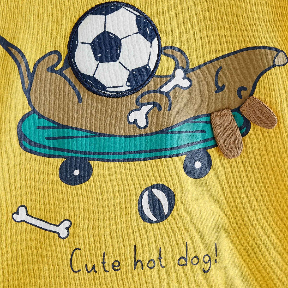 IN EXTENSO T-shirt manches longues chien bébé garçon