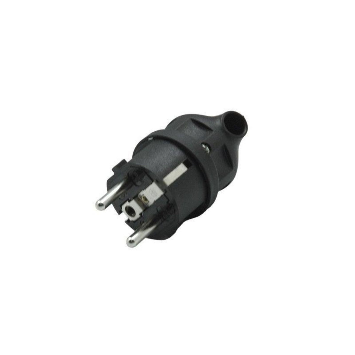 CENTRALE BRICO Fiche électrique mâle 2 pôles + terre, 16 A