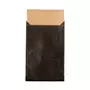 Rayher Sac déco en papier - Cadeau - Friandises - Noir - 6 x 4,5 cm