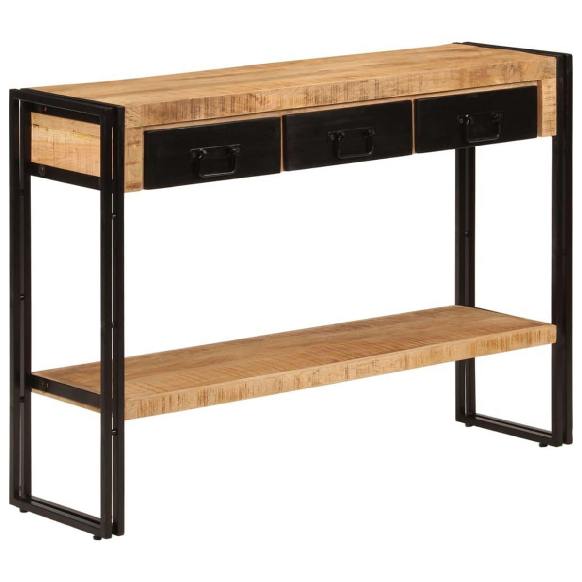 VIDAXL Table console 110x30x76 cm Bois de manguier solide