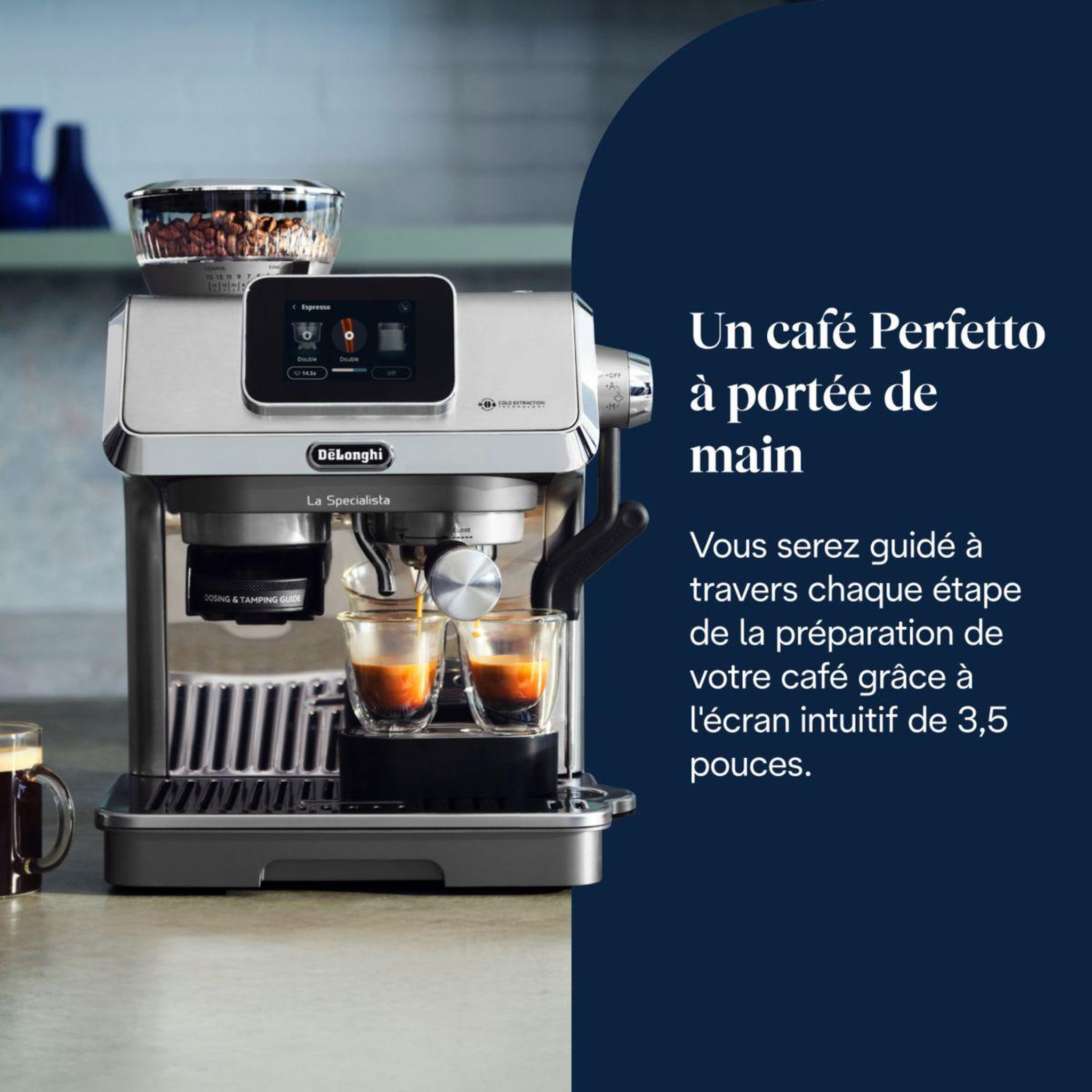Voir la diapositive 2 : DELONGHI Machine à expresso La Specialista Touch EC9455.M