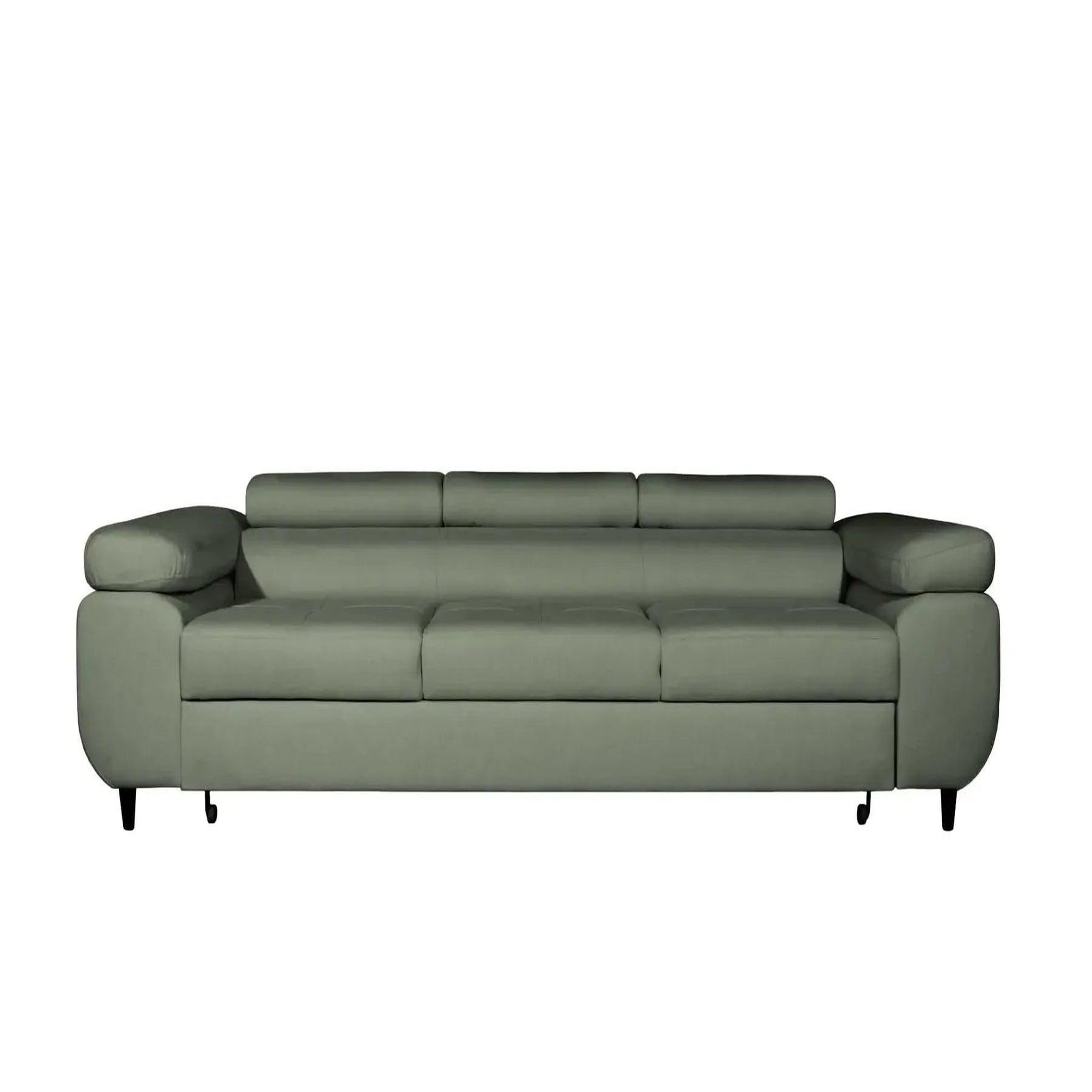 Voir la diapositive 1 : CASANOVA PARIS Charlie - canapé droit convertible tissu chiné